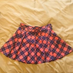 Trickz N’ Treatz Plaid schoolgirl skirt